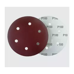 Pac 5 Discos De Lixa 100 225MM 6 Furos NAUBER - Luidar Tintas