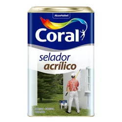 Selador Acrílico Coral Fosco 18L - Luidar Tintas