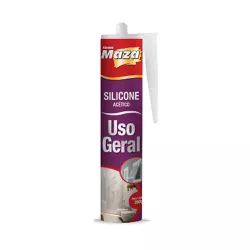 Silicone Acético Incolor Maza 260g - Luidar Tintas