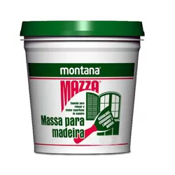 Massa Para Madeira 1,6kg Cor Imbuia Montana Mazza - Luidar Tintas