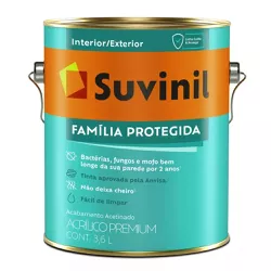 Tinta Acrílica Família Protegida Acetinado Branco ... - Luidar Tintas