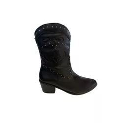 Bota Western Lauana Preta - MADAME MALIA 