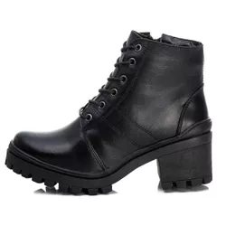 Bota Coturno Tratorado Feminina Em Couro Legitimo ... - Pettinari