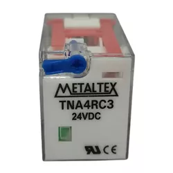 Rele Industrial Plug-In 24VCC 4 Reversíveis TNA4RC... - Comercial Salla
