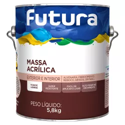 Massa Acrílica 5,8KG - Futura - Marquezim Tintas