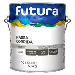 Massa Corrida 5,6KG - Futura - Marquezim Tintas