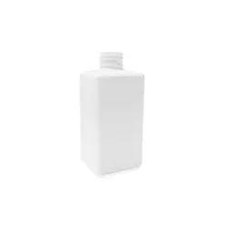 VIDRO SQUARE 250ML R 28/410 BRANCO - MEGA ESSENCIAS