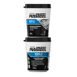 Plasteel Massa 4:1 PTE 450G Ref. PQ1 QUIMATIC - Conebras Equipamentos Industriais