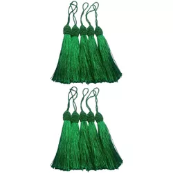 Kit 10 Pingente Tassel 9cm Verde Bandeira Com Deta... - MERART