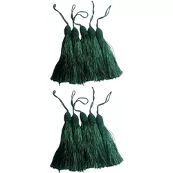 Kit 10 Pingente Tassel 9cm Verde Militar Com Detal... - MERART