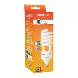 LÂMPADA ESPIRAL 85W 127V E27 BRANCA 4284 - OUROLUX - Meta Materiais Elétricos Ltda