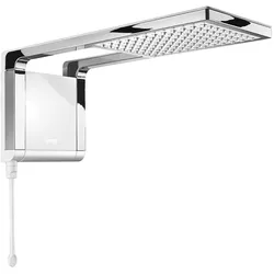 Chuveiro Acqua Storm Branco com Cromado 127V ou 22... - Meta Materiais Elétricos Ltda