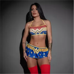 Fantasia Fetiche Mulher Maravilha (PS9400) - Padr... - Pimenta Sexy Shop e Lingerie Sensual