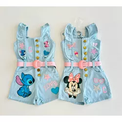 Macacão Stitch Personalizado - Mini Bella Kids