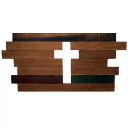 Crucifixo em quadro vazado - 76cm - CRF008 - MonaCrespa