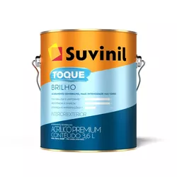 Tinta Acrílica Toque Brilho Premium Semi Brilho Br... - Monza Tintas