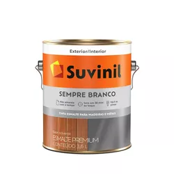 Esmalte Branco Sempre Branco Fosco Suvinil 3,6L - Monza Tintas