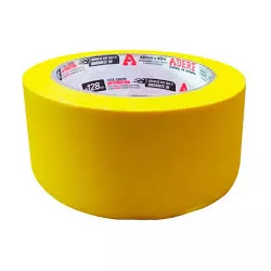 Fita Crepe Auto A128 Amarela 48mmx40m ADERE - Monza Tintas