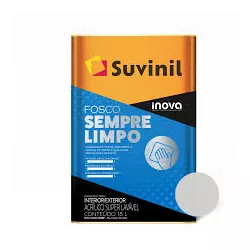 Tinta AcrÍlica Fosco Sempre Limpo Crômio 18L Suvin... - Monza Tintas