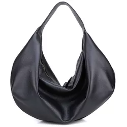 Bolsa de Ombro Mr. Gutt Grande em Couro Legítimo P... - Mr. Gutt