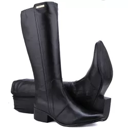 Bota Montaria Casual Mr. Gutt Em Couro Preto - 206... - Mr. Gutt