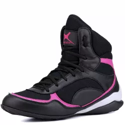 Bota De Treino Musculação Mr Gutt Preto Com Rosa -... - Mr. Gutt