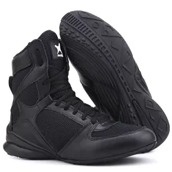 Bota Fitness Monocolor Mr Gutt Preta - Ref. 014 Pt... - Mr. Gutt