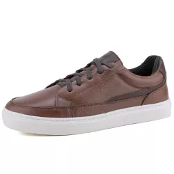 Tênis Action Casual Masculino Mr Gutt em Couro - R... - Mr. Gutt