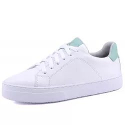 Tênis Sophia Casual Feminino em Couro Mr Gutt - Re... - Mr. Gutt