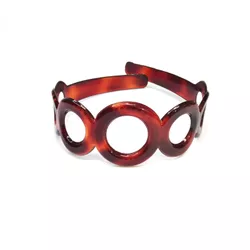  Tiara Detalhes Tartaruga e Preta De Acetato 4,0 c... - MUSAKALL