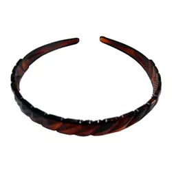Tiara Detalhes 1,2 cm Lg Tartaruga e Preta De Acet... - MUSAKALL