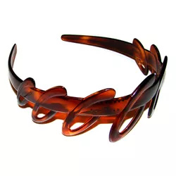 Tiara Detalhes Tartaruga De Acetato 4,0 cm Lg - 52 - MUSAKALL