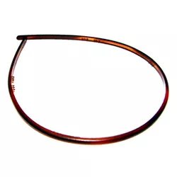 Tiara Lisa Tartaruga De Acetato 0,5 cm Lg - 60265 - MUSAKALL