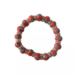 Pulseira De Olho Grego Com Varias Cores De Alpaca ... - MUSAKALL