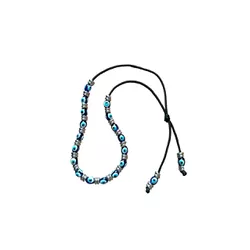 Terço De Olho Grego Azul Escuro (distração) Moda E... - MUSAKALL