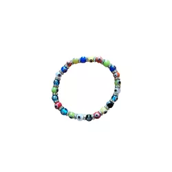 Pulseira De Olho Grego Com Varias Cores e strass D... - MUSAKALL