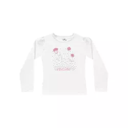 Blusa Manga Longa Playground Infantil Feminina Tam... - Nilza Baby Kids