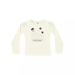 Blusa Manga Longa Playground Infantil Feminina Tam... - Nilza Baby Kids