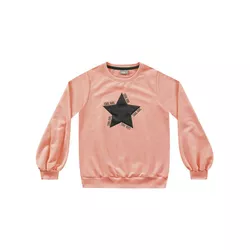 Blusa Moletom Fakini Infantil Feminina Laranja Neo... - Nilza Baby Kids