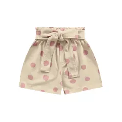 Short Fakini Infantil Feminino 4 ao 10 Creme - 677... - Nilza Baby Kids