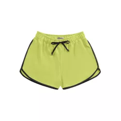 Short Fakini Infantil Feminino 12 ao 18 - Amarelo ... - Nilza Baby Kids