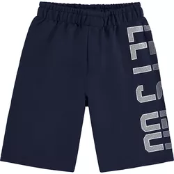 Bermuda Kyly Moletinho Bebê Masculina 1-2-3 Marinh... - Nilza Baby Kids