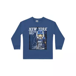 Camiseta Manga Longa Fakini Infantil Masculina Tam... - Nilza Baby Kids