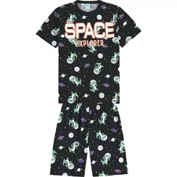 Pijama Kyly Infantil Masculino 10 ao 16 Preto Esta... - Nilza Baby Kids