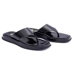 Sandália Feminina Flat Plataforma Dedo Tiras Robus... - NINE4 STORE