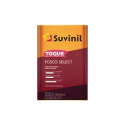 Tinta Acrílica Toque Fosco Select Crômio 18L Suvin... - NOSSA LOJA - Tintas, Máquinas e Ferramentas