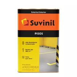 Tinta Piso Cinza Escuro 18L Suvinil - 07143 - NOSSA LOJA - Tintas, Máquinas e Ferramentas