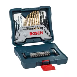 KIT DE PONTAS E BROCAS EM TITÂNIO X-LINE 30 PEÇAS ... - NOSSA LOJA - Tintas, Máquinas e Ferramentas