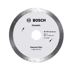Disco Diamantado Ceramic continuo 110x20/16x8mm C/... - NOSSA LOJA - Tintas, Máquinas e Ferramentas
