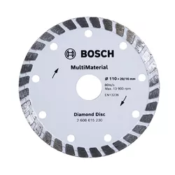 Disco Diamantado MultiMaterial Turbo 110x20/16x8mm... - NOSSA LOJA - Tintas, Máquinas e Ferramentas